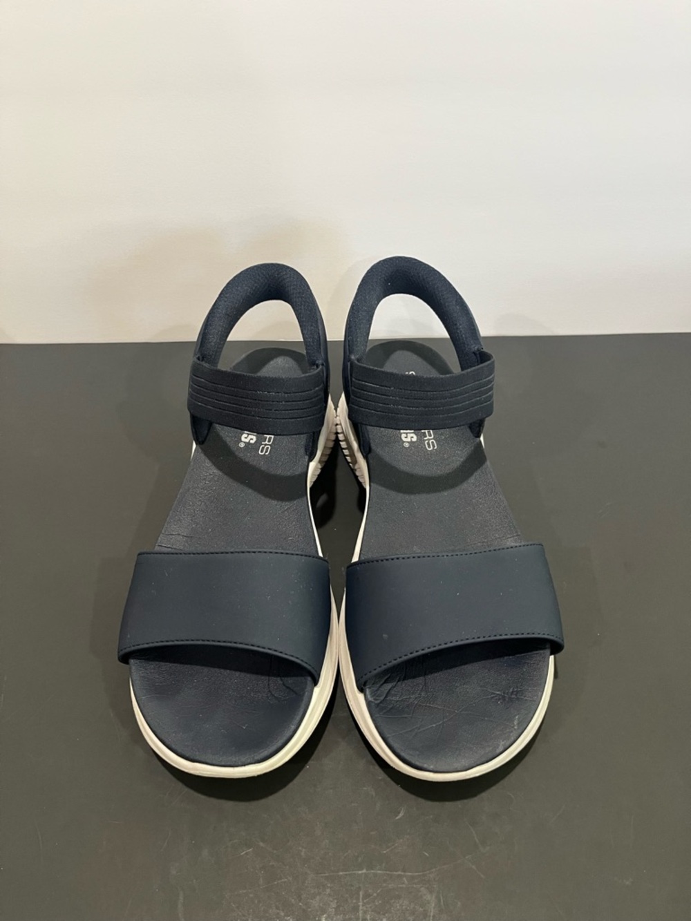 Skechers Navy and White Foam Sport Sandals